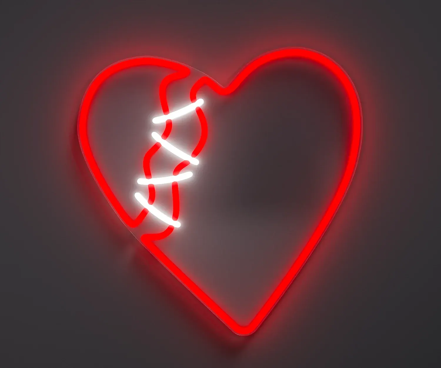 Broken Heart LED Neon Sign