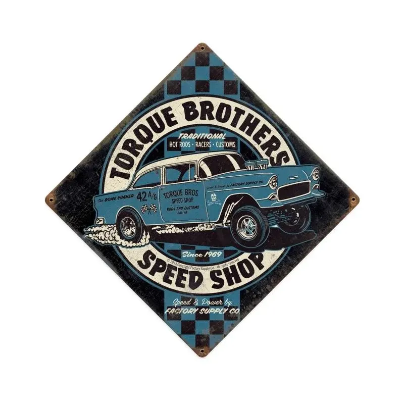 FSC006 – Torque Bros Speedshop Vintage Sign 1