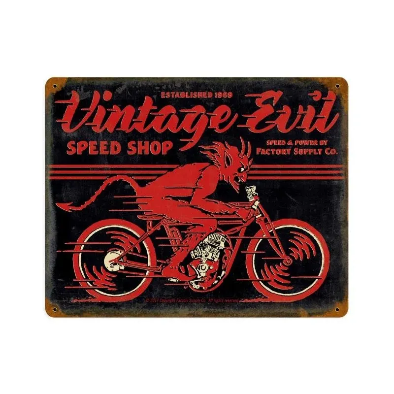 FSC007 – Vintage Evil Vintage Sign