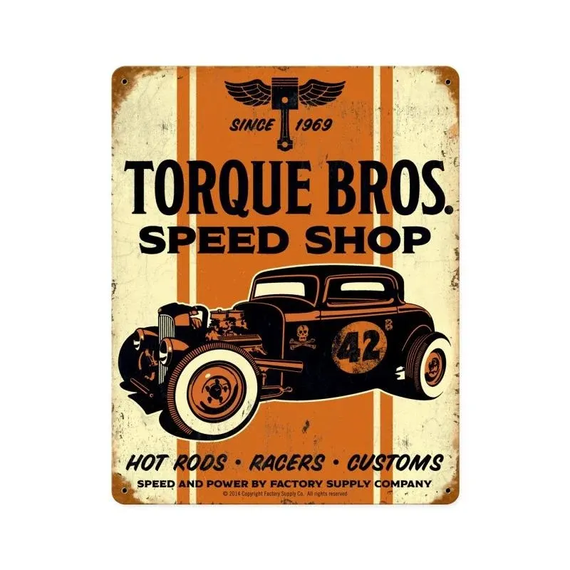 FSC013 – Torque Brothers 32 Coupe Vintage Sign 1