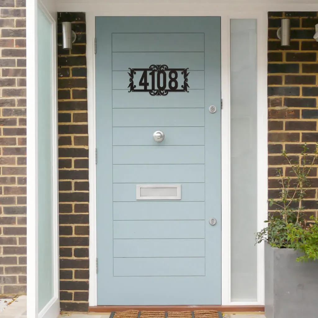 Home Number Monogram 1