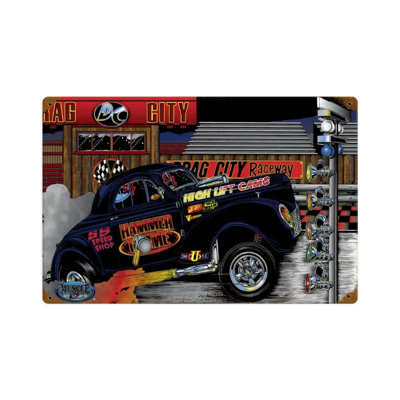 MNI016 – Gasser Willeys Hammer Time Vintage Sign